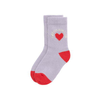 Lässig Sokken Terry Tennis GOTS Heart Multi – 3 stuks