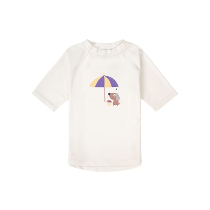 Lässig Zwemshirt korte mouw Ice Cream/Dog Sea Salt Meisjes