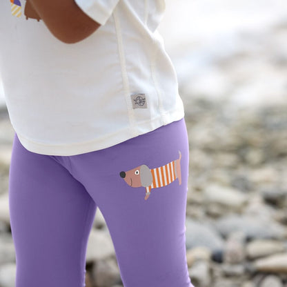 Lässig Zwemshirt korte mouw Ice Cream/Dog Sea Salt Meisjes