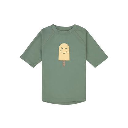 Lässig T-shirt de bain Popsicle vert