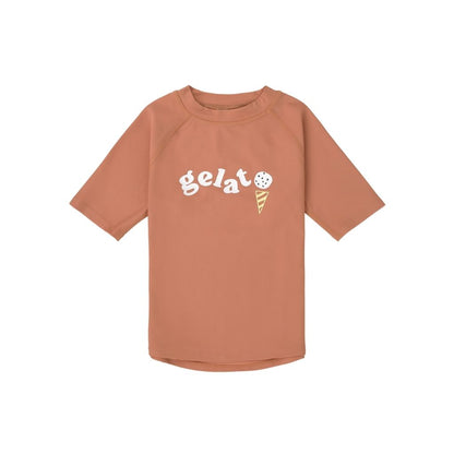 Lässig T-shirt de bain à manches courtes Clay unisexe