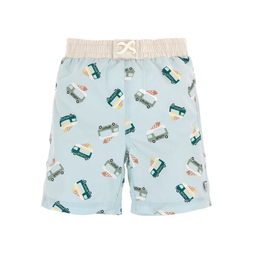 Lässig Zwemshort Ice Cream Truck Blauw Jongens