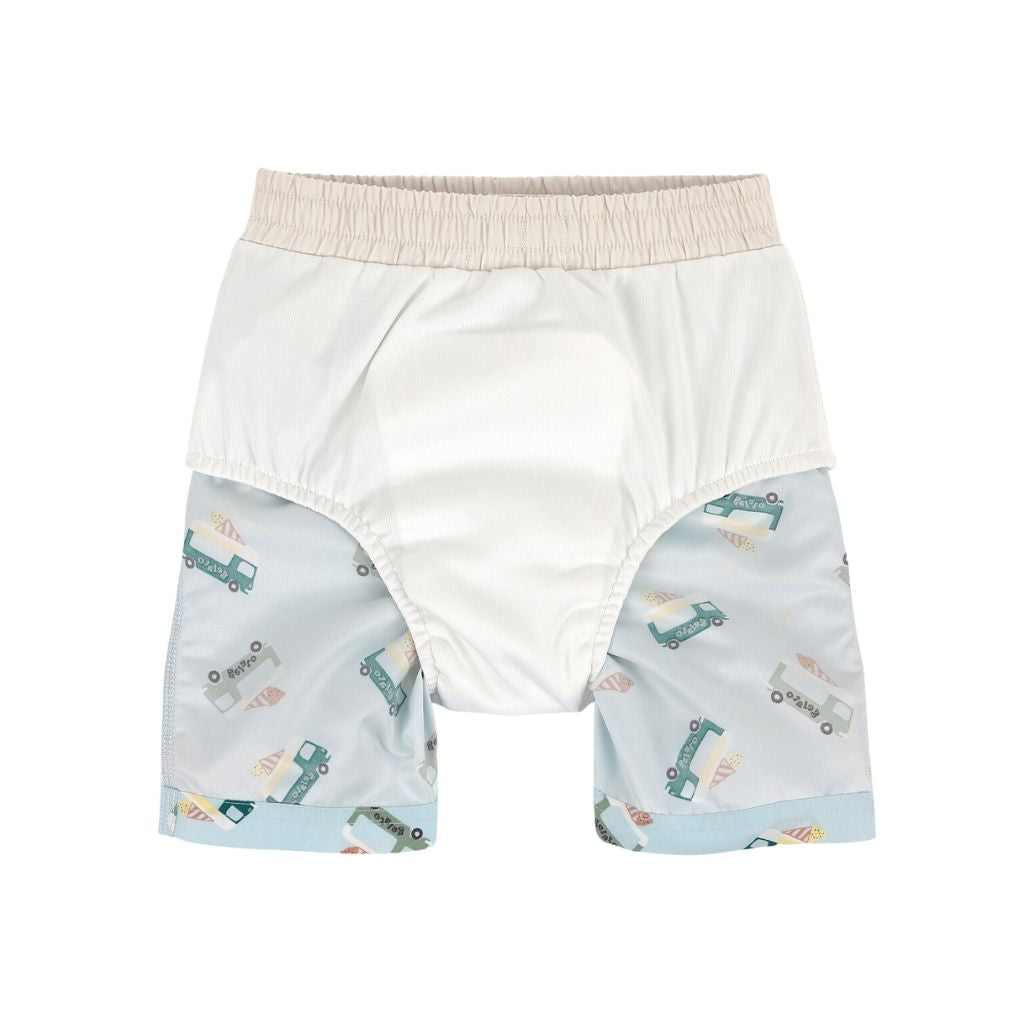 Lässig Zwemshort Ice Cream Truck Blauw Jongens