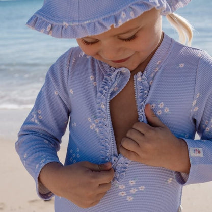Little Dutch Badpak met lange mouwen Dreamy Lavender Purple