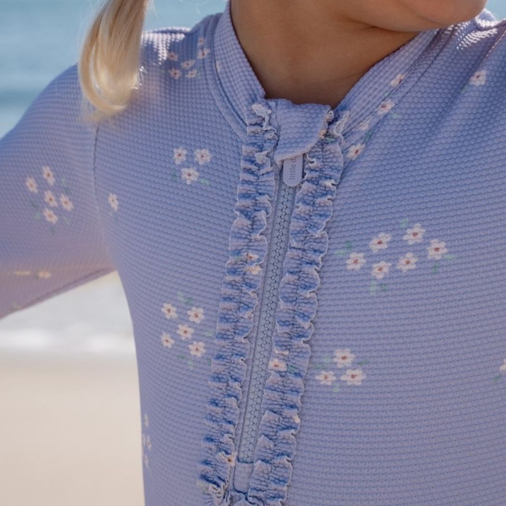 Little Dutch Badpak met lange mouwen Dreamy Lavender Purple