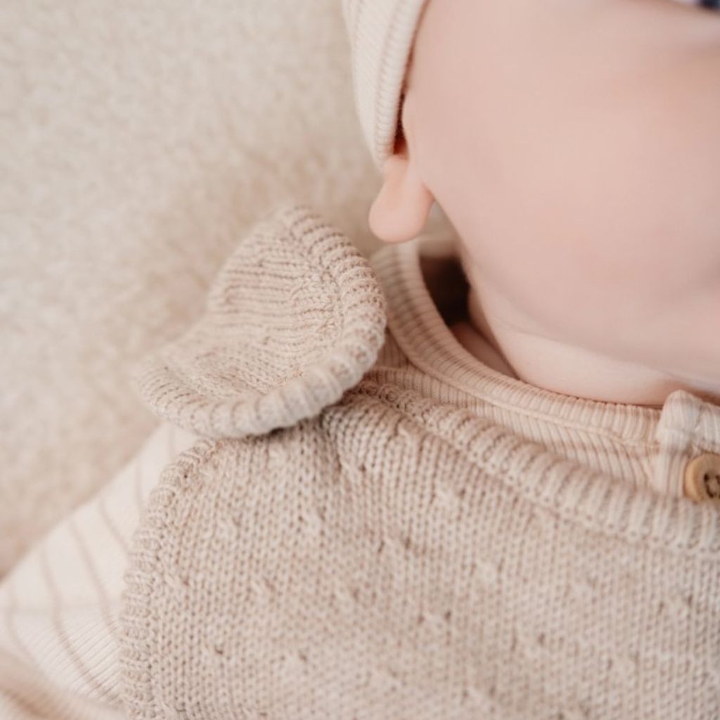 Little Dutch Gebreid boxpakje uniseks Soft Beige