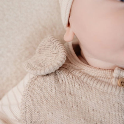Little Dutch Gebreid boxpakje uniseks Soft Beige
