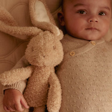 Little Dutch cardigan cache-cœur tricoté Soft Beige