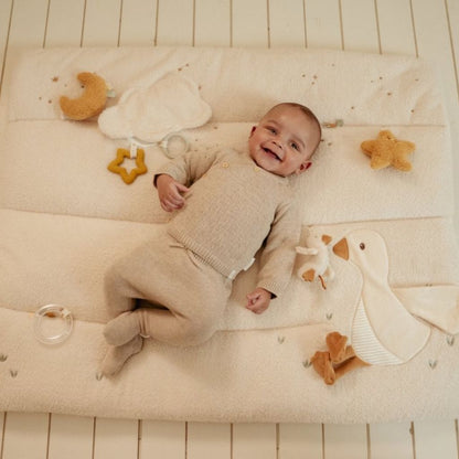 Little Dutch Gebreid vestje overslag Soft Beige