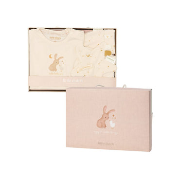 Little Dutch 2-delige pyjama Geschenkset Baby Bunny Newborn Naturals Creme Unisex