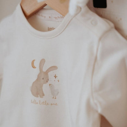 Little Dutch 2-delige pyjama Geschenkset Baby Bunny Newborn Naturals Creme Unisex