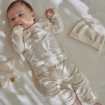 Little Dutch 2-delige pyjama Geschenkset Baby Bunny Newborn Naturals Creme Unisex