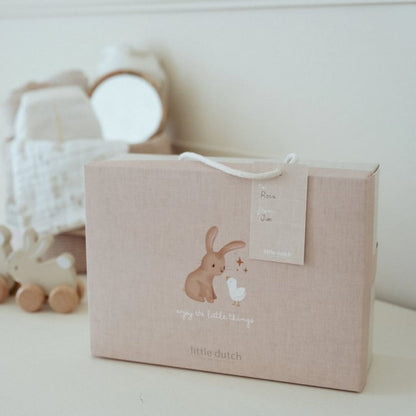 Little Dutch 2-delige pyjama Geschenkset Baby Bunny Newborn Naturals Creme Unisex