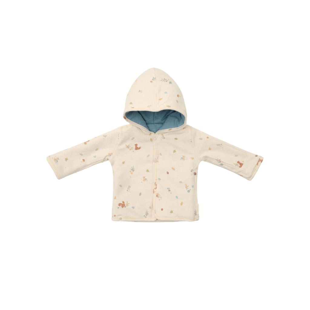 Little Dutch Veste Reversible Forest Friends Stone Blue