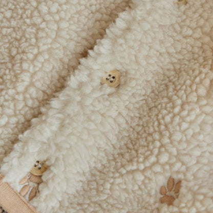 Little Dutch Veste Teddy Safari Friends Sand Unisexe 