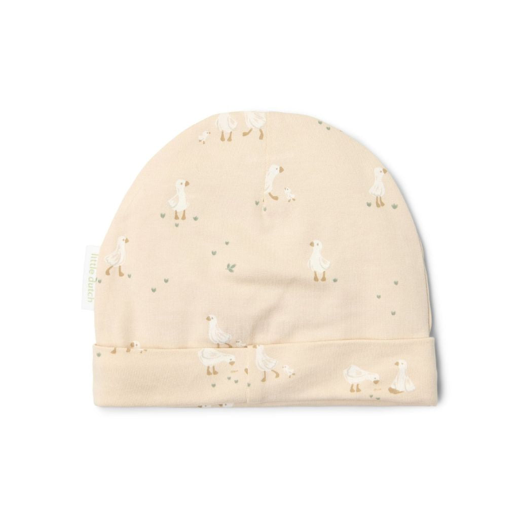 Little Dutch Bonnet Little Goose Beige unisexe