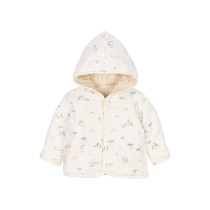 Little Dutch Veste Reversible Safari Friends Beige Unisexe 