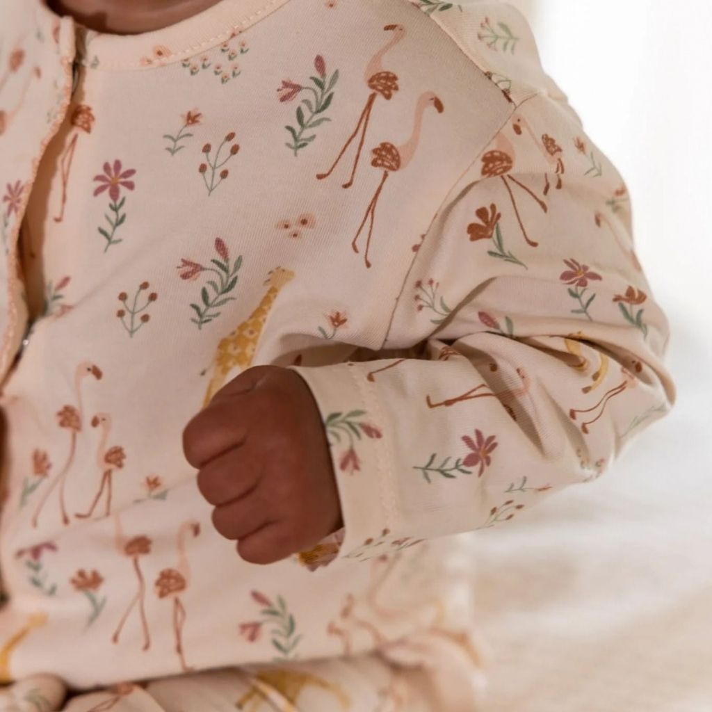 Little Dutch Pyjama Safari Friends Flamant Rose Pastel Pink 