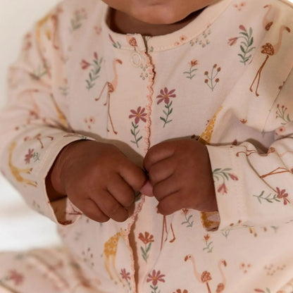 Little Dutch Pyjama Safari Friends Flamant Rose Pastel Pink 