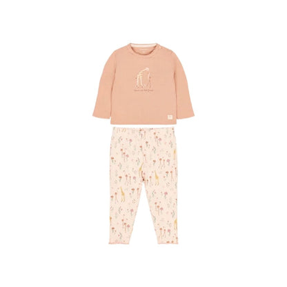 Little Dutch Pyjama 2 Pièces Safari Friends Flamant Rose Deep Pink 