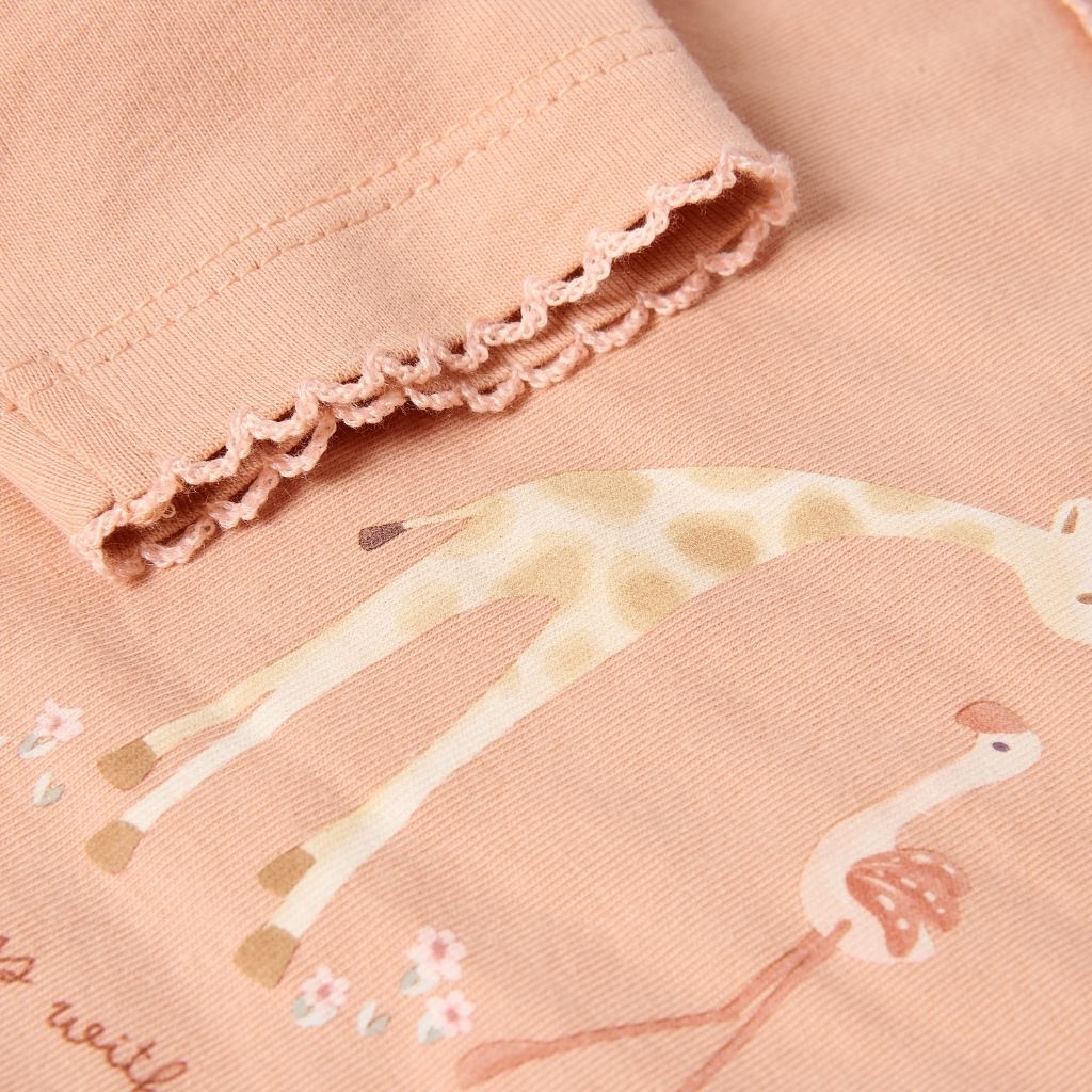 Little Dutch Pyjama 2 Pièces Safari Friends Flamant Rose Deep Pink 