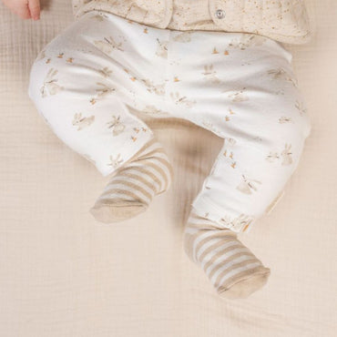 Little Dutch Paire de chaussettes Baby Bunny Sand - 3 pièces