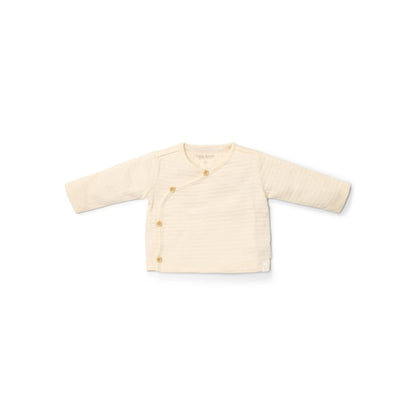 Little Dutch T-shirt longues manches cache-cœur Creme