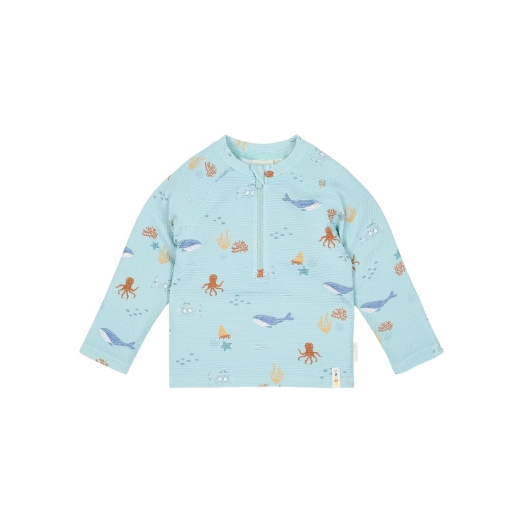 Little Dutch T-shirt de bain à manches longues Ocean Friends Multi