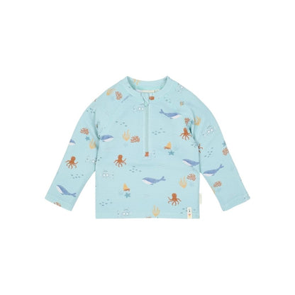 Little Dutch T-shirt de bain à manches longues Ocean Friends Multi