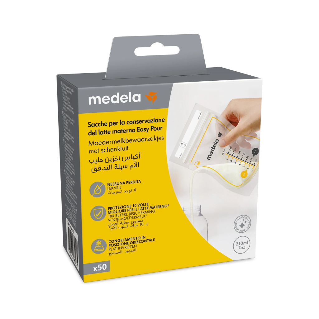 Medela Moedermelkbewaarzakjes met schenktuit 210 ml - 50 stuks