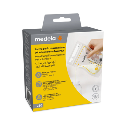 Medela Moedermelkbewaarzakjes met schenktuit 210 ml - 50 stuks