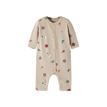 Name it Pyjama AOP Pure Cashmere Beige Uniseks