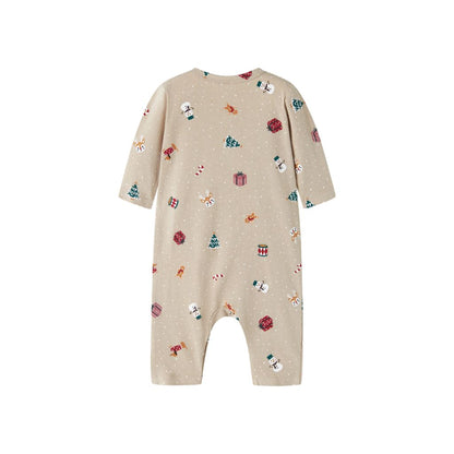 Name it Pyjama AOP Pure Cashmere Beige Uniseks