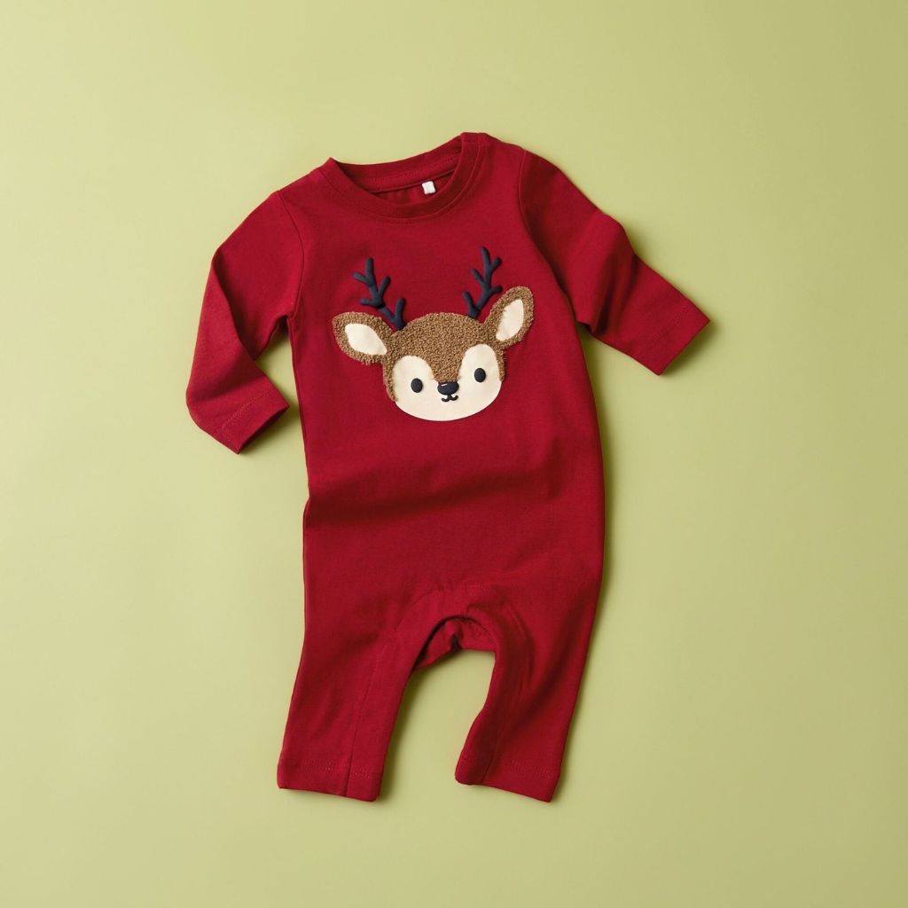 Name it Pyjama Rendier Red Dahlia Uniseks