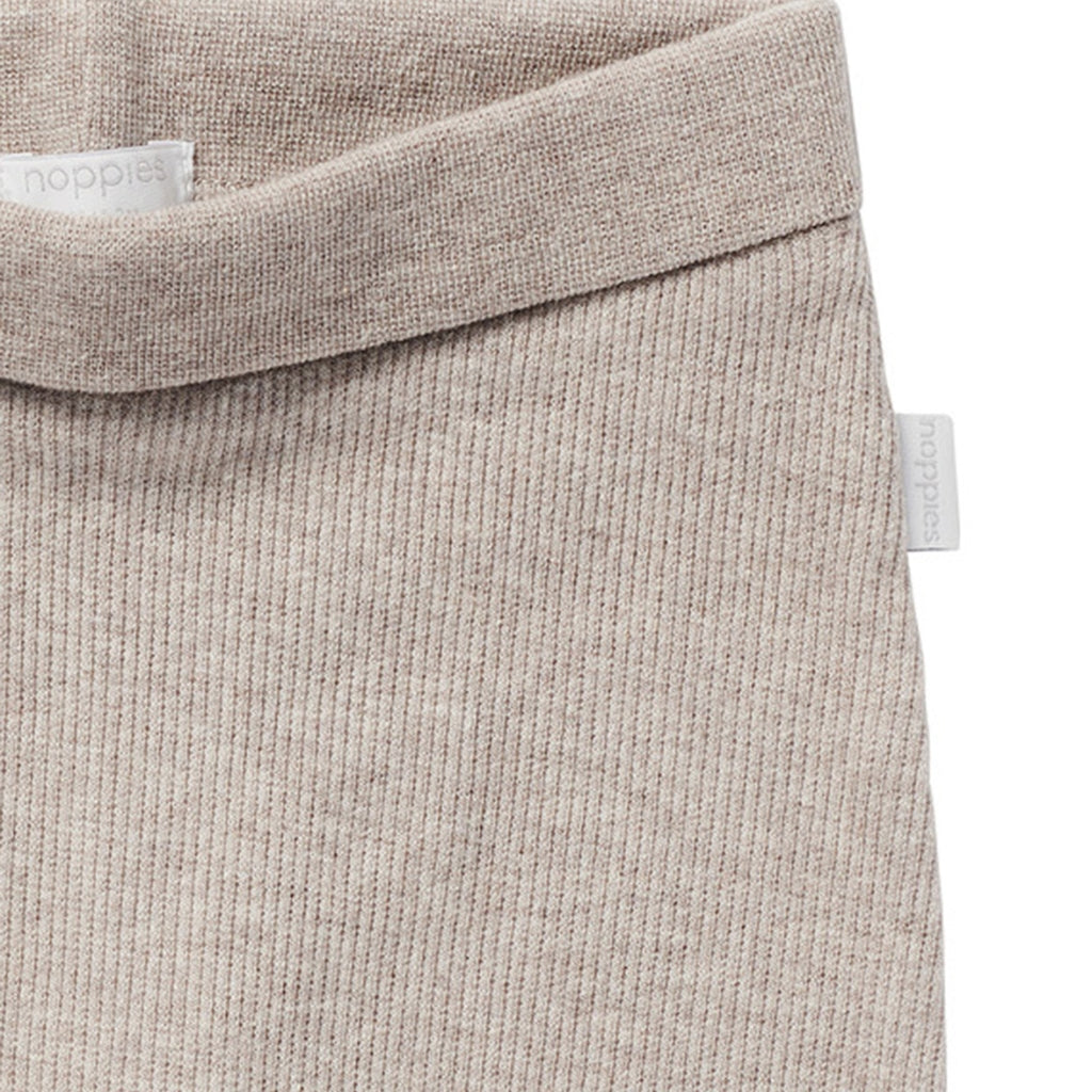 Noppies Broek Rib Naura Taupe Grey