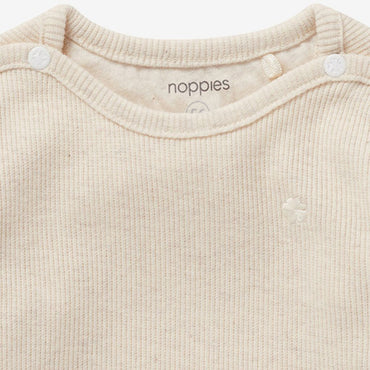 Noppies T-shirt Manches Longues Oatmeal Unisexe