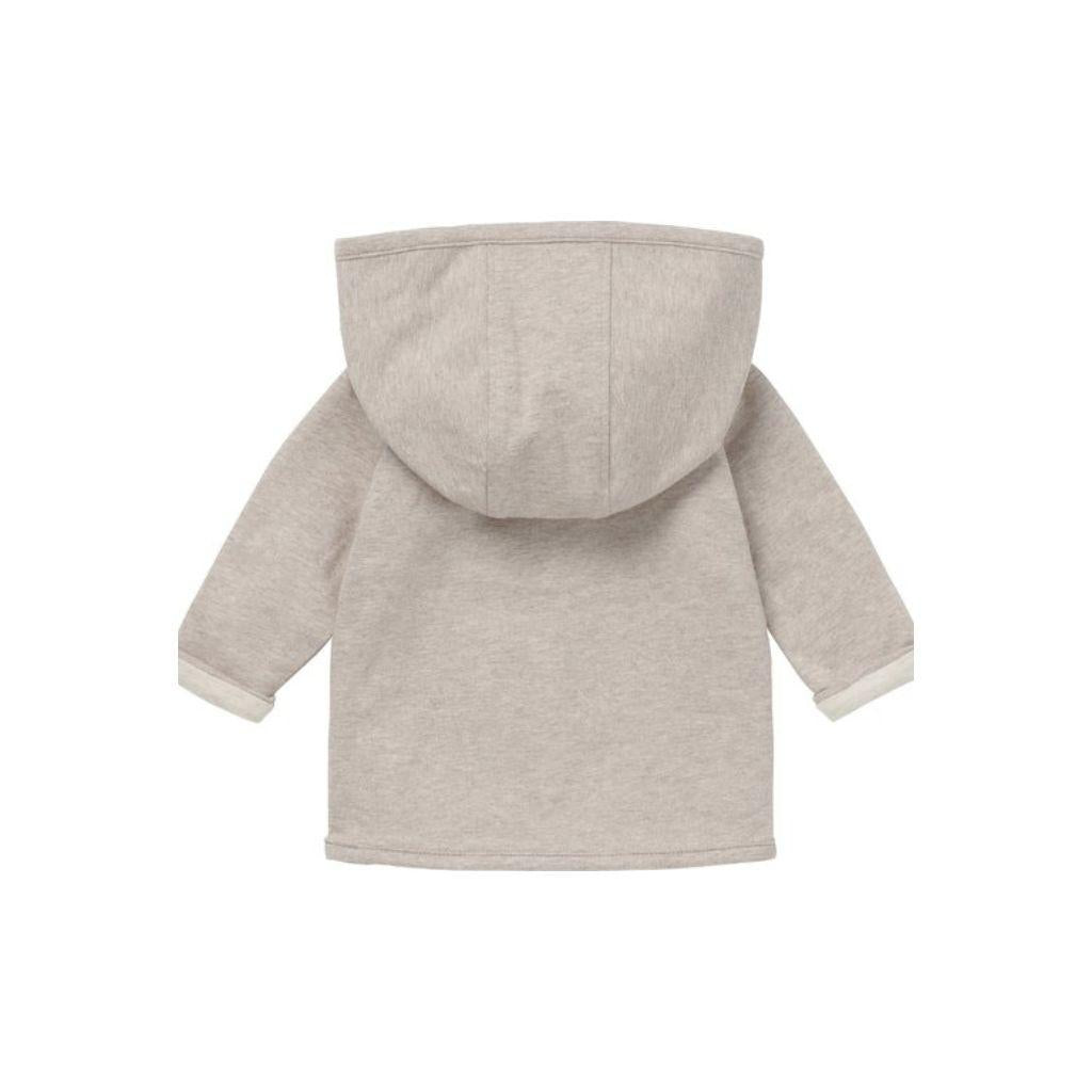 Noppies Jasje met kap Bonny taupe
