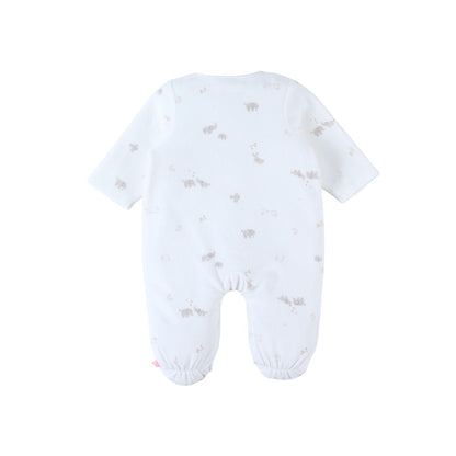 Noukie's fluwelen pyjama Bali & Moka ecru