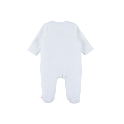 Noukie's Pyjama Fluffy Velours Blanc