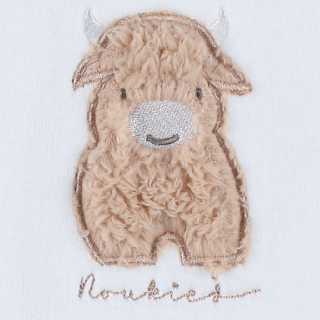 Noukie's Pyjama Fluffy Velours Blanc