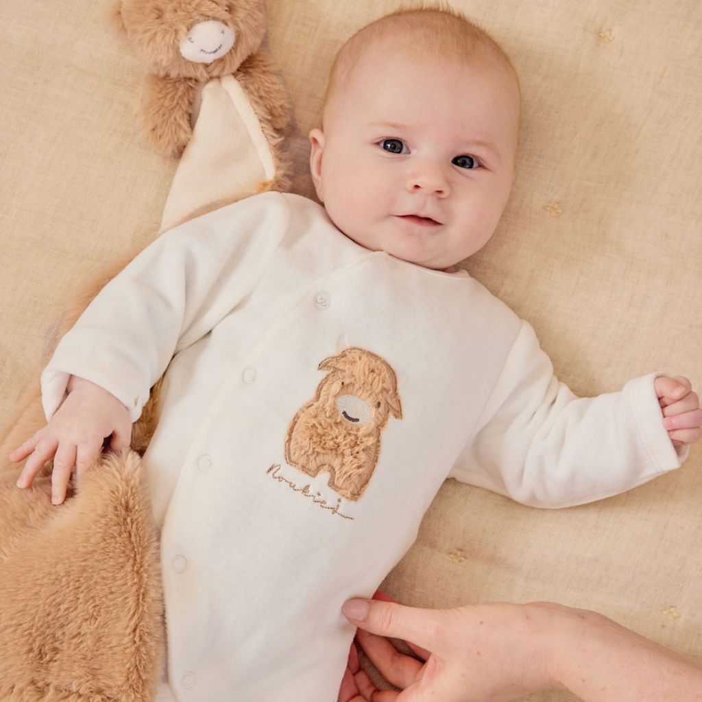 Noukie's Pyjama Fluffy Velours Blanc