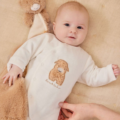 Noukie's Pyjama Fluffy Velours Blanc