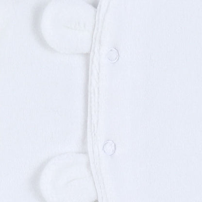 Noukie's Pyjama Fluweel Wit