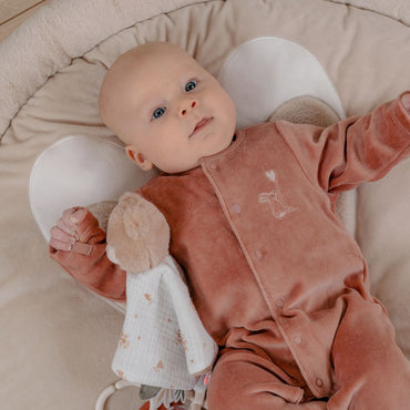Noukie's Baby Pyjama's Mon Coeur Roze/Wit – 2 stuks