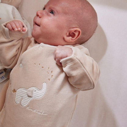 Noukie's Pyjama en velours Bali beige
