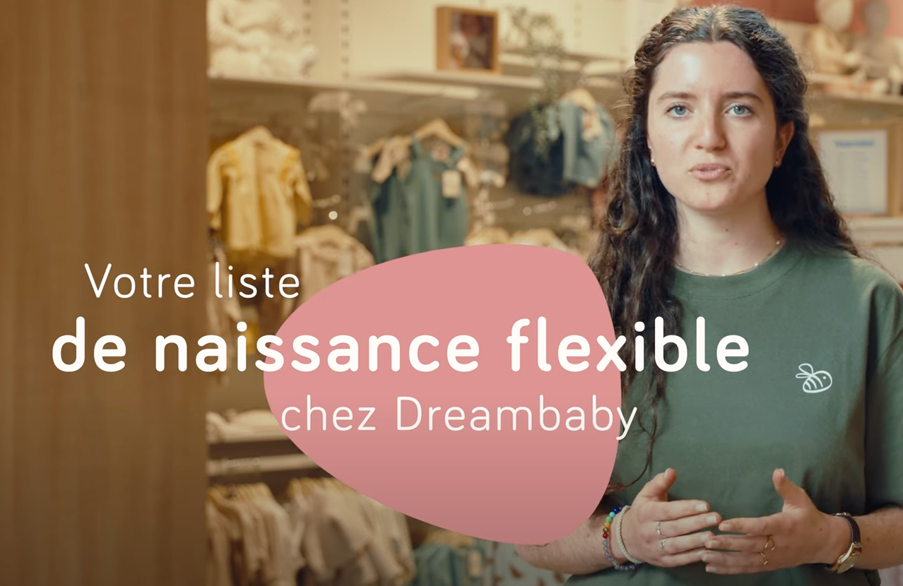 Charger la vidéo : La liste de naissance de Dreambaby vous offre de nombreux avantages et est très intuitive. Déjà plus de 400.000 parents nous ont confié leur liste de naissance et nous sommes toujours proches de vous avec nos 27 magasins et notre webshop pour vous offrir un départ en douceur.