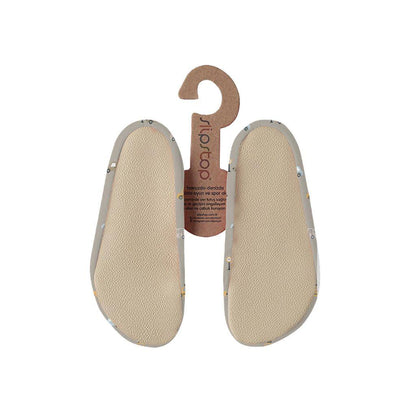 Slipstop Schoentjes Antislip Cars Natural Grey