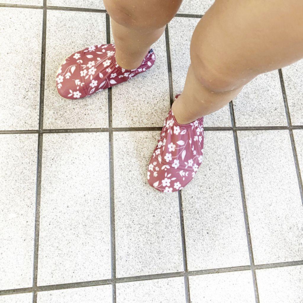Slipstop Schoentjes antislip Flower Pink