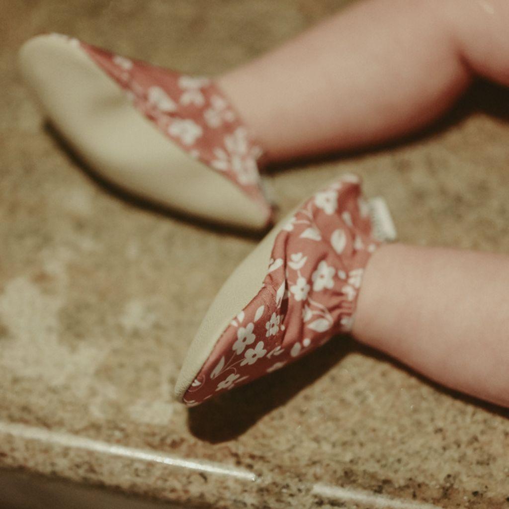 Slipstop Schoentjes antislip Flower Pink