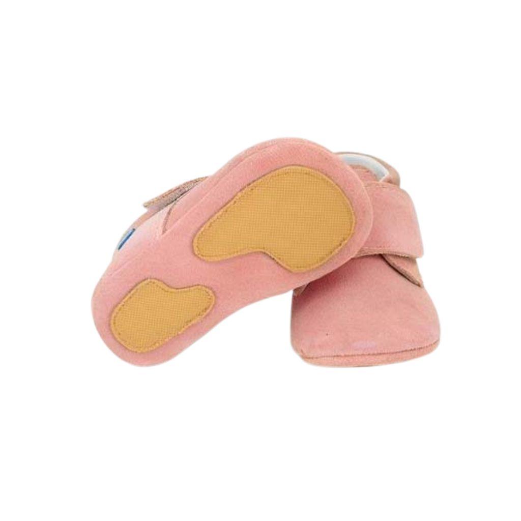 Stabifoot Chaussons cuir rose